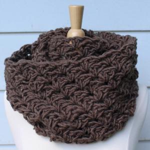 Crochet Scarf - Hand Crochet Infinity Scarf -..