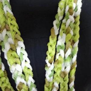 Hand Crochet Lightweight Cowl - Necklace Infinity..
