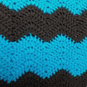 Crochet Baby Blanket Pattern - Chevron Ripple..