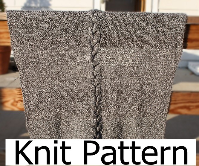 Knit Pattern - Baby Blanket Pattern - Easy Warm Cable