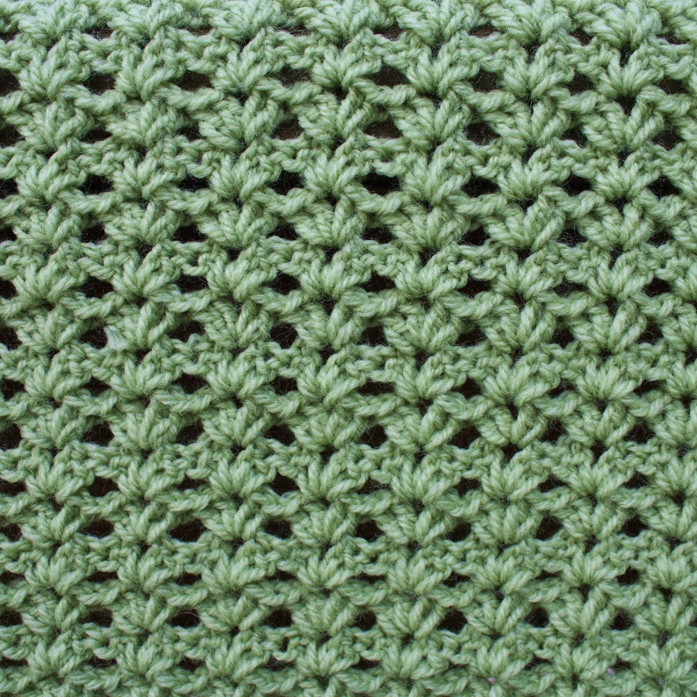 Crochet Pattern Baby Blanket Pattern Lightweight Lacy Shell Picot on Luulla